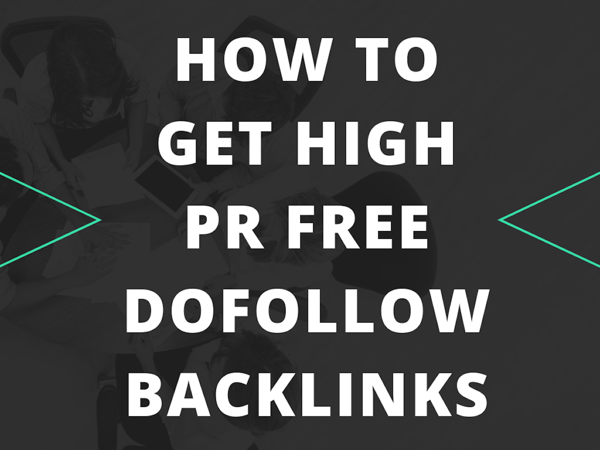 high pr dofollow backlinks