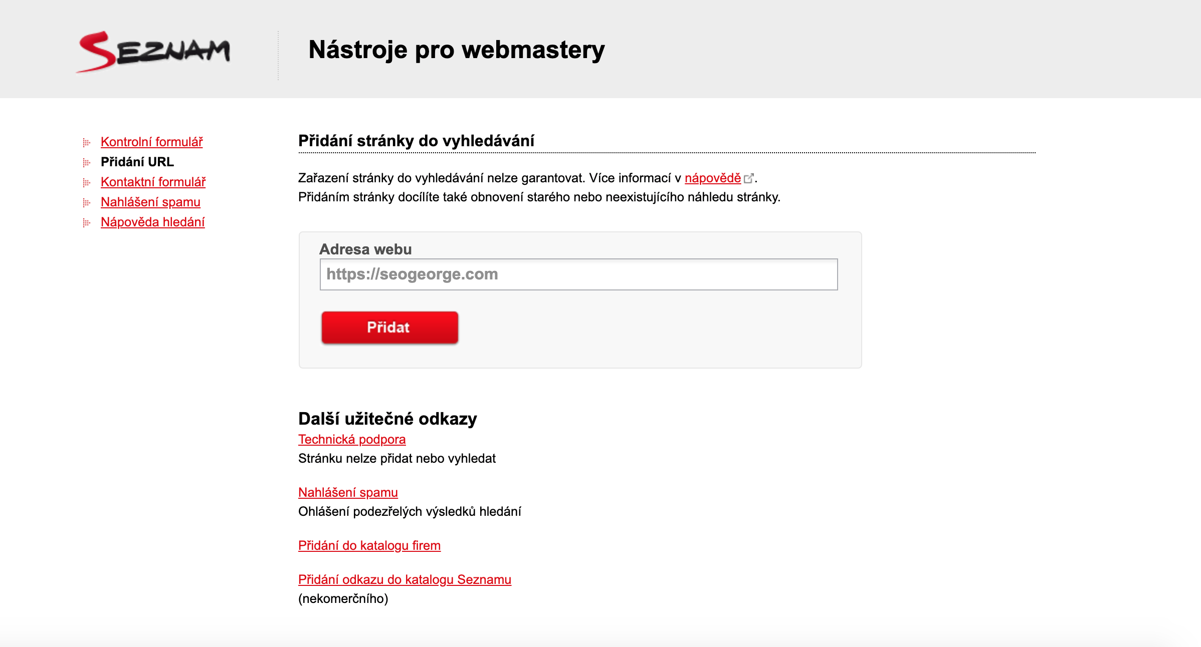 How to Add Your Website to Seznam