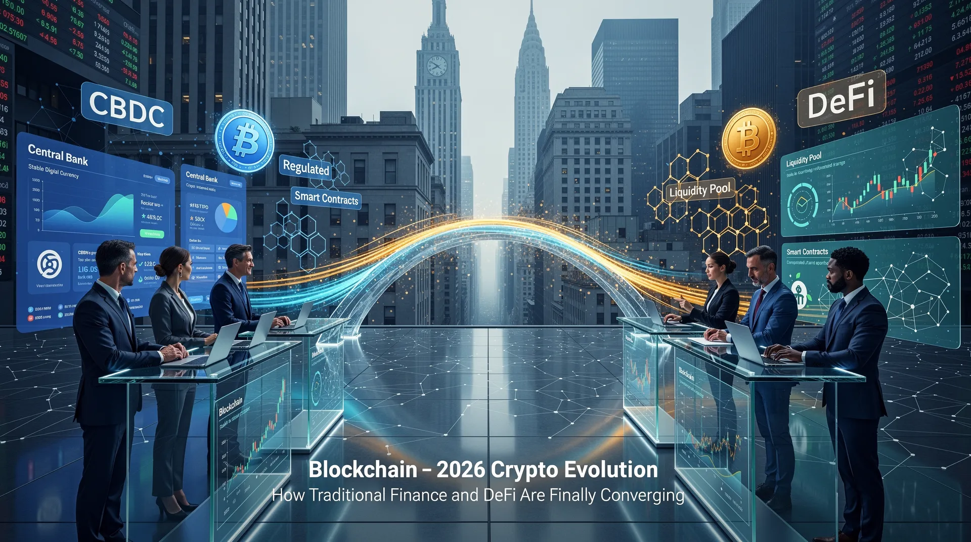 2026 Crypto Evolution: How Traditional Finance and DeFi Are Finally Converging - illustration