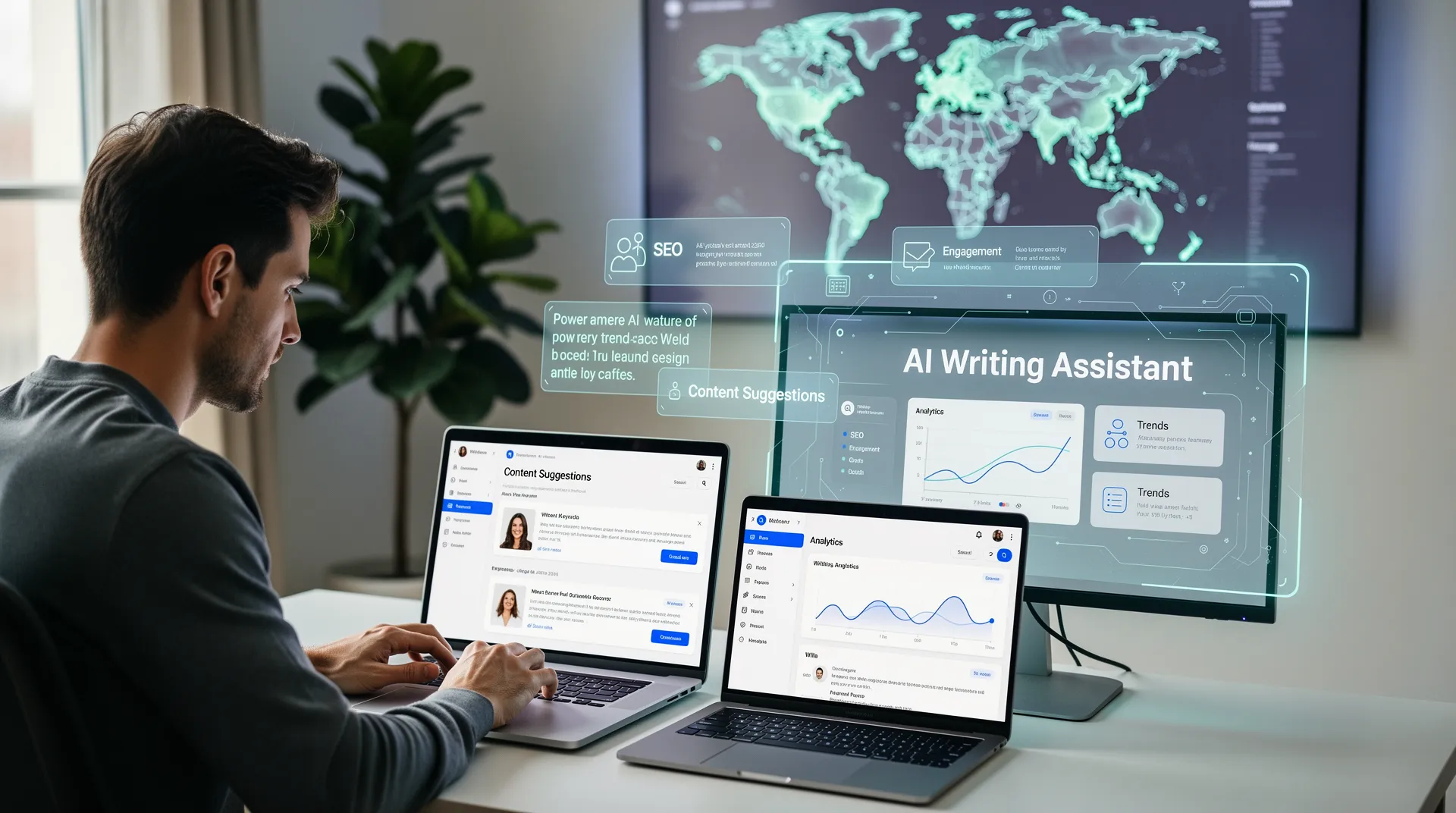 The Future of Content Creation: How AI Will Transform Blog Writing in 2024 and Beyond - illustration