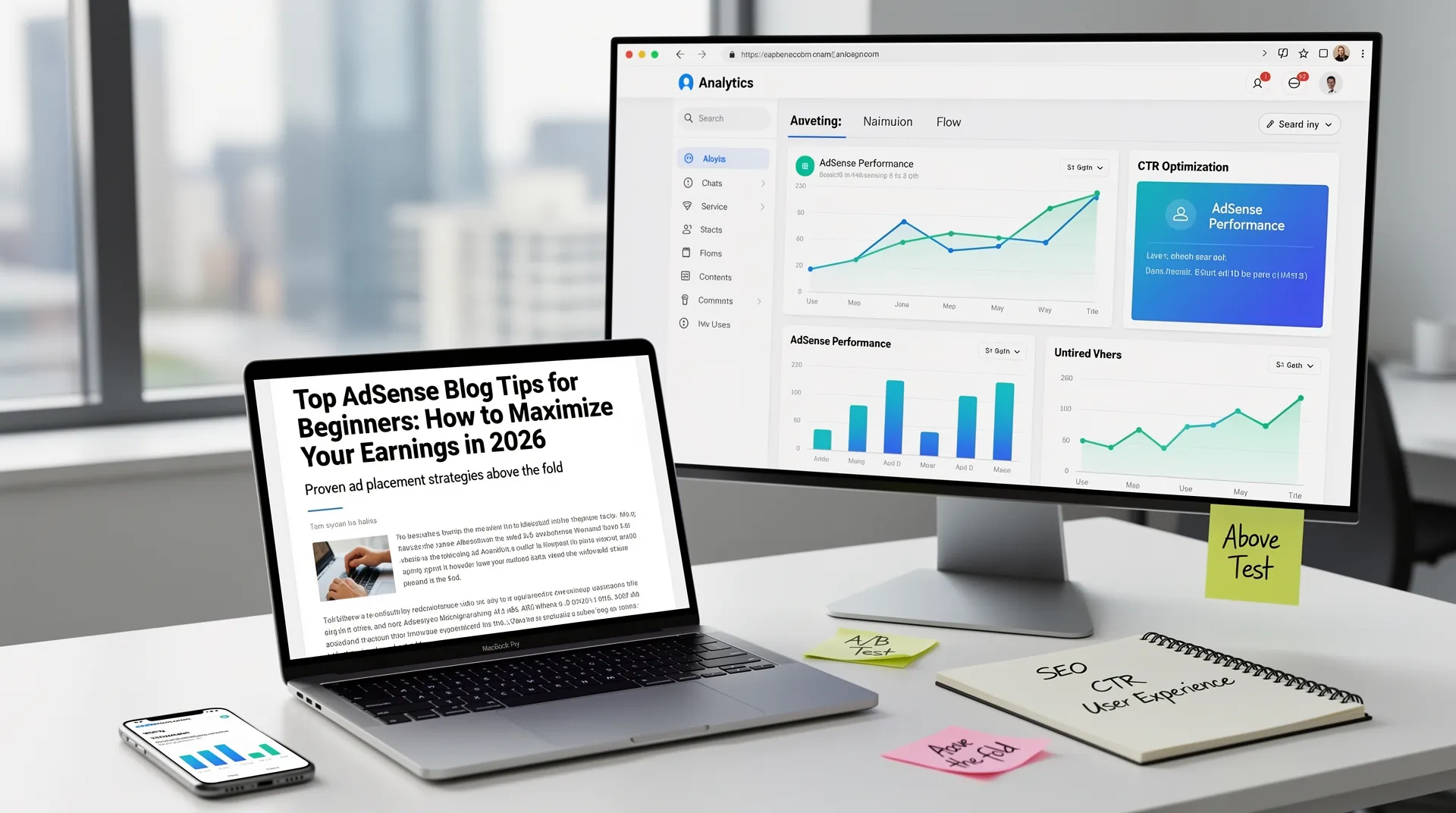 Top AdSense Blog Tips for Beginners: How to Maximize Your Earnings in 2026 - illustration
