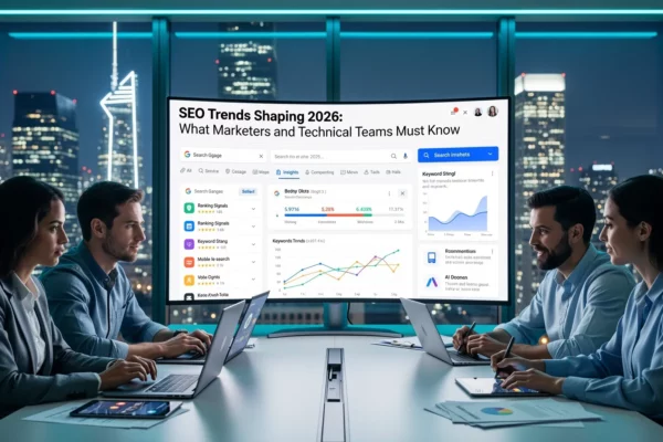 SEO Trends Shaping 2026: What Marketers and Technical Teams Must Know